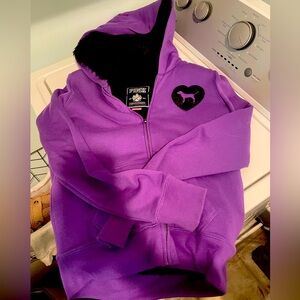 PINK Victoria's Secret zip hoodie.